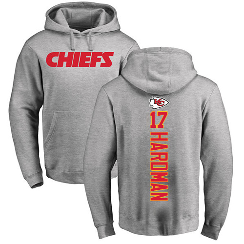 Men Kansas City Chiefs #17 Hardman Mecole Ash Backer Pullover Hoodie->kansas city chiefs->NFL Jersey